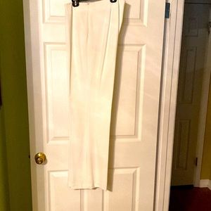 Tall girl. Winter white crepe dress slack